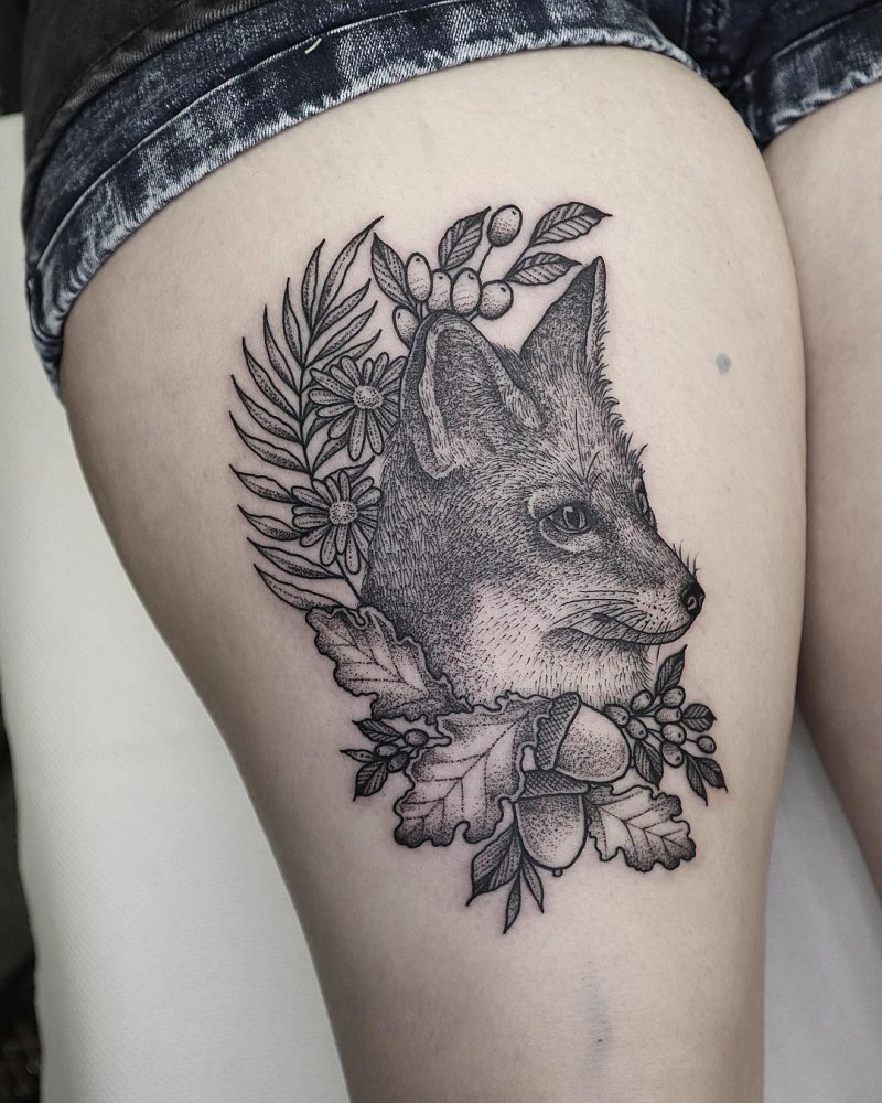 Fox tattoo